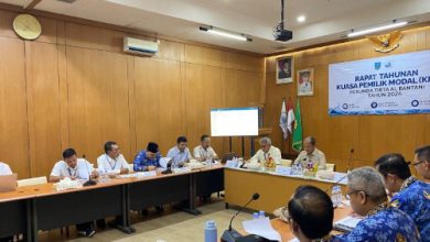 Rapat Umum Kuasa Pemegang Modal Perumda Tirta Albantani Kab Serang. Foto Antara