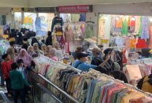 Suasana salah satu toko di Pasar Tanah Abang. Foto: Antara