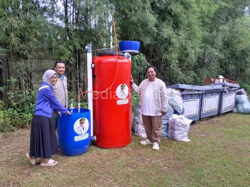Toren POC bantuan Gubernur Banten untuk atasi masalah sampah Tangsel. Foto Biro Adpim Banten