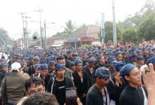 Tradisi seba bapak gede dari warga Baduy Dalam dan Baduy Luar. Foto: Antara