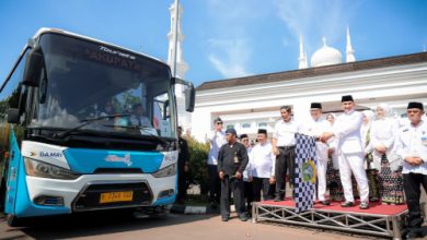 Peluncuran Program Trans Banten koridor 3 oleh Gubernur Banten, Andra Soni. Foto Biro Adpim Banten