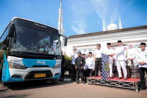 Peluncuran Program Trans Banten koridor 3 oleh Gubernur Banten, Andra Soni. Foto Biro Adpim Banten