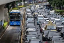 Layanan transjakarta untuk mendukung arus balik. Foto Antara