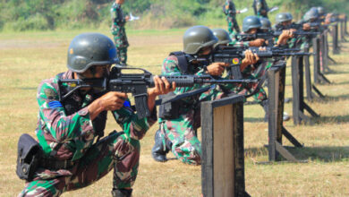 Yonkapa gelar try out pertandingan Binsat Intern Menkav. Foto: Ahmad Munawir - Menkav 2 Mar