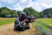 Uji tembak tempur prajurit Yonranratfib 2 Mar. Foto: Ahmad Munawir - Menkav 2 Mar