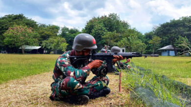 Uji tembak tempur prajurit Yonranratfib 2 Mar. Foto: Ahmad Munawir - Menkav 2 Mar