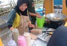 Pelaku UMKM di Rangkasbitung, Kabupaten Lebak. Foto Antara