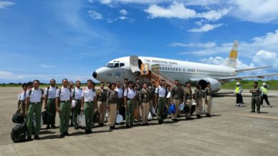 Penyediaan angkutan pesawat Boeing TNI AU untuk kadet FVLM Unhan. Foto Istimewa