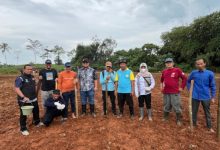 Unma Banten melakukan penanaman jagung. Foto Eko Supriatno