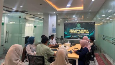 Kegiatan sertijab FEB Unusia. Foto M Aras Prabowo