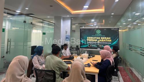 Kegiatan sertijab FEB Unusia. Foto M Aras Prabowo