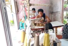 Usaha konveksi pakaian di Kabupaten Lebak. Foto: Antara
