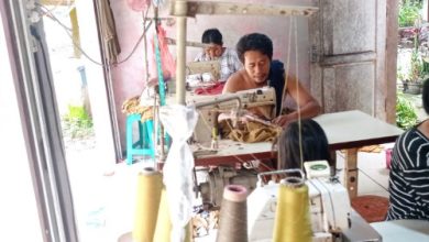 Usaha konveksi pakaian di Kabupaten Lebak. Foto: Antara