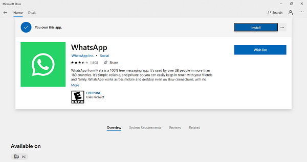 WhatsApp Rilis versi Windows, Tinggalkan WhatsApp Web