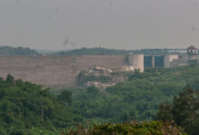 Pembanguan Waduk Karian. Foto: LKBN Antara