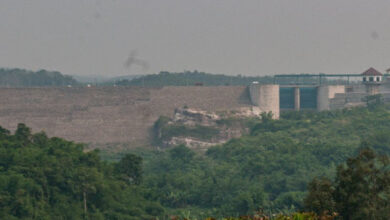 Pembanguan Waduk Karian. Foto: LKBN Antara