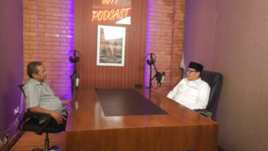 Saat Podcast, WH dengan Ikhsan Ahmad. Foto: Iqbal Kurnia