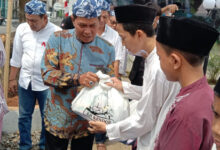 Walikota Serang, Syafrudin resmikan ruang terbuka hijau di Lopang Indah. Foto: Yono