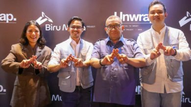 Wamenaker, Ifriansyah Noor dalam Biru Muda Projeck di Jakarta. Foto Bir Humas Kemnaker