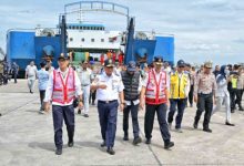 Wamenhub Suntana berkunmung ke sejumlah pelabuhan di Banten dan Lampung. Foto: Antara