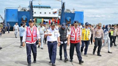 Wamenhub Suntana berkunmung ke sejumlah pelabuhan di Banten dan Lampung. Foto: Antara