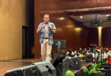 Waakil Menkumham, Edward Omar Syarief di FH UPH. Foto: Humas UPH