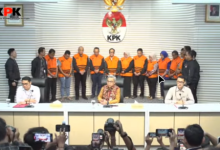 KPK tetapkan Wamenaker Ebenezer dan 10 lainnya jadi tersangka. Foto: Screenshot Chanel Youtube KPK