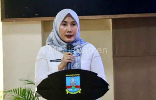Warnery Poetri, Kepala Disdukcapil Kabupaten Serang. Foto Antara