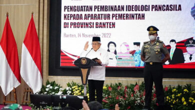 Wapres RI, KH Maruf Amin di Pemprov Banten. Foto: BPMI Satwapres RI