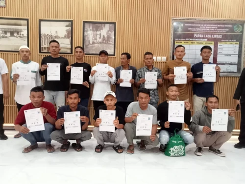 Waga Binaan di salah satu Lapas yang mendapatkan remisi. Foto: Istimewa