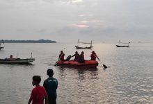 Proses pencarian wisatawan Kota Serang yang hilang. Foto: Antara