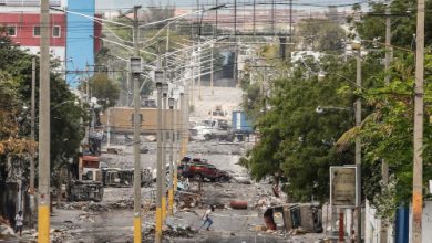 Pemandangan wilayah Delmas 18, Haiti. Foto: Corentin Fohlen /Divergence