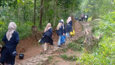 Kunjungan wisatawan ke kawasan Baduy. Foto: Antara