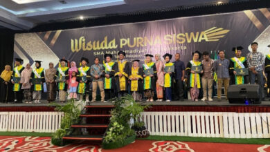 Wisuda Purna Siswa XII SMA Muhi Yogyakarta. Foto Yusron Ardi Darma - SMA Muhi Yogyakarta