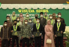 Wisuda Purna Siswa XII SMA Muhi 1 Yogyakarta. Foto: Yusron Ardi Darma