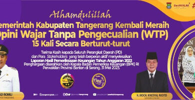 Pemkab Tangerang Raih WTP ke-15 Berturut-turut. Foto: Diskominfo Kab Tangerang