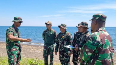 Prajurit Yonkapa 2 Mar melaksanakan orientasi medan. Foto: Ahmad Munawir - Menkav 2 Mar.