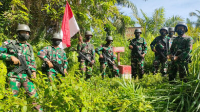 Prajurit Yonranratfib 2 Mar tergabung Satgas Pengamanan Ambalat. Foto: Munawir - Menkav 2 Mar