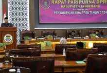 Penyampaian nota keuangan Kabupaten Tangerang. Foto: Web Pemkab Tangerang.