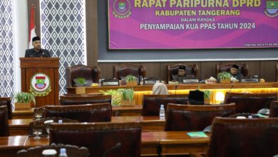 Penyampaian nota keuangan Kabupaten Tangerang. Foto: Web Pemkab Tangerang.