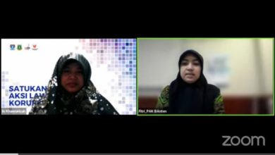 Zoom Workshop Farpak soal penyuluhan anti korupsi. Foto: Biro Adpim Banten