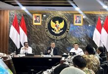 Menko Pangan, Zulkifli Hasan memberkan keterangan pers di Jakarta. Foto Antara