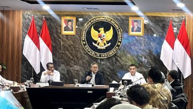 Menko Pangan, Zulkifli Hasan memberkan keterangan pers di Jakarta. Foto Antara